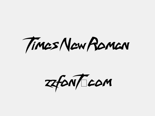 Times New Roman