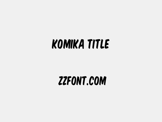 Komika Title