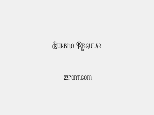 Bureno Regular