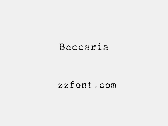 Beccaria