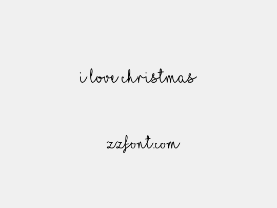 I Love Christmas