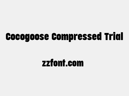 Cocogoose Compressed Trial