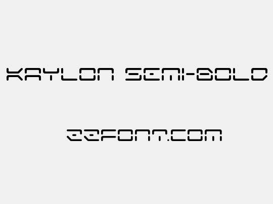 Kaylon Semi-Bold