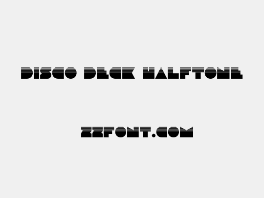 Disco Deck Halftone