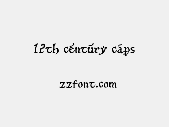 12th century caps