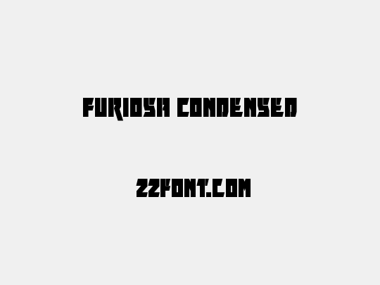 Furiosa Condensed