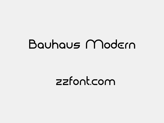 Bauhaus Modern