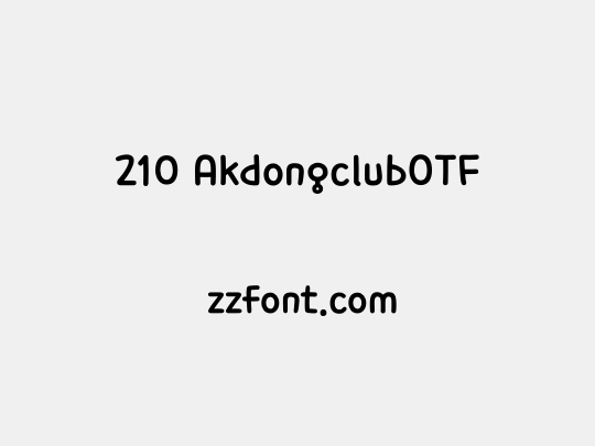 210 AkdongclubOTF