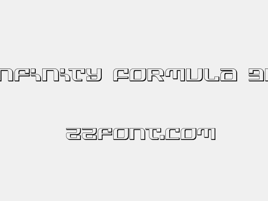 Infinity Formula 3D