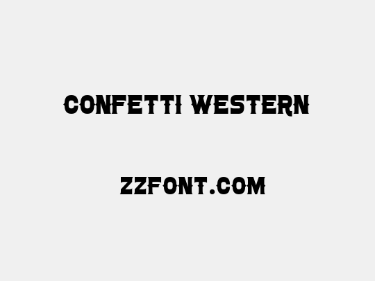 Confetti Western