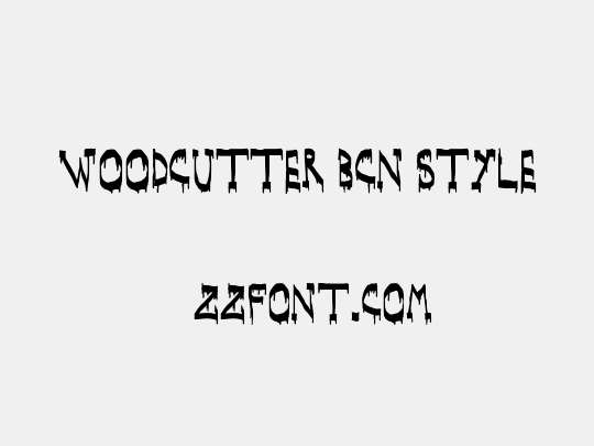 WOODCUTTER BCN Style