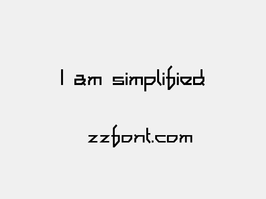 I am simplified