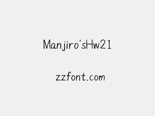 Manjiro'sHw21