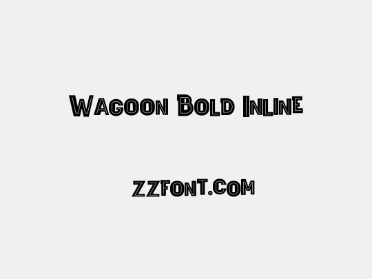 Wagoon Bold Inline