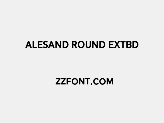 Alesand Round ExtBd