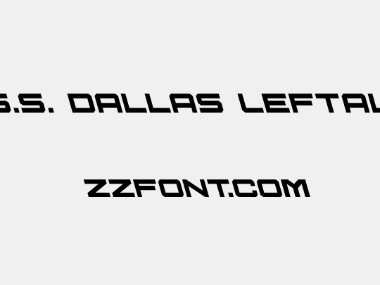 U.S.S. Dallas Leftalic