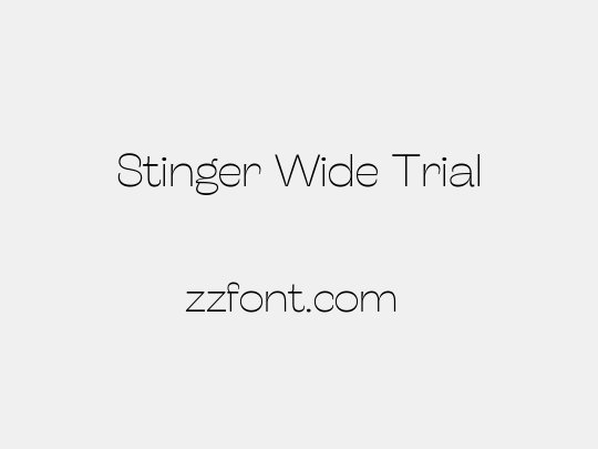 Stinger Wide Trial