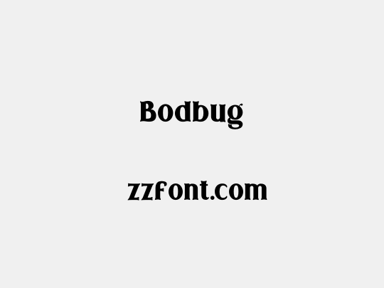 Bodbug