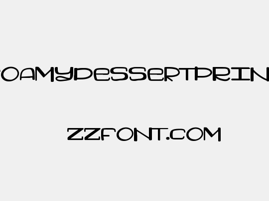 FoamyDessertPRINT