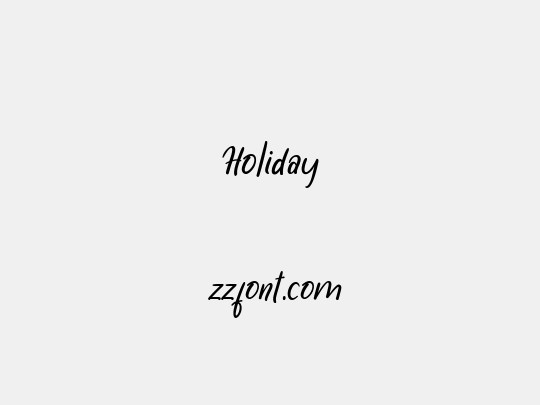 Holiday