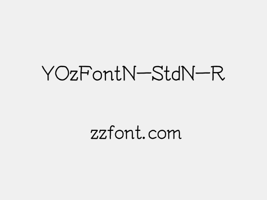 YOzFontN-StdN-R