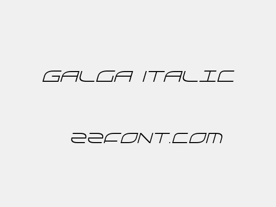 Galga Italic
