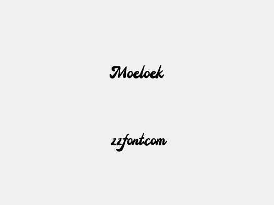 Moeloek