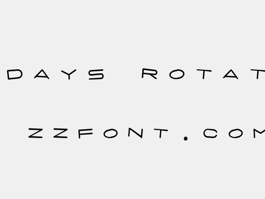 7 days rotated