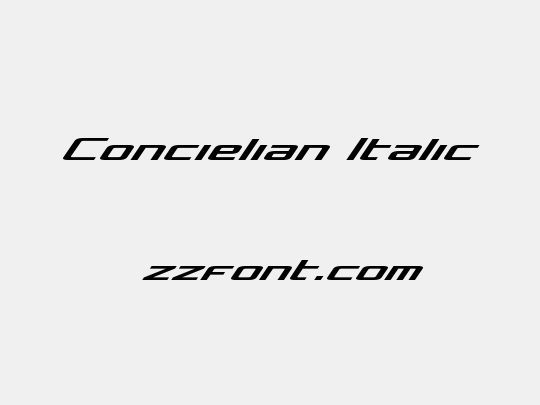 Concielian Italic