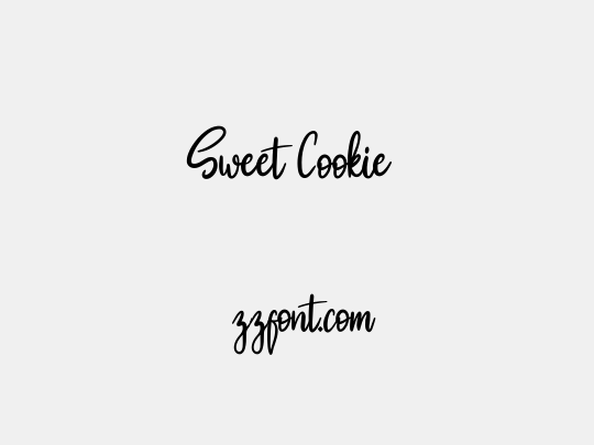 Sweet Cookie