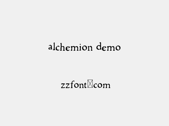Alchemion Demo