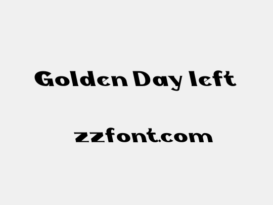 Golden Day left