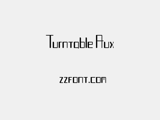 Turntable Aux