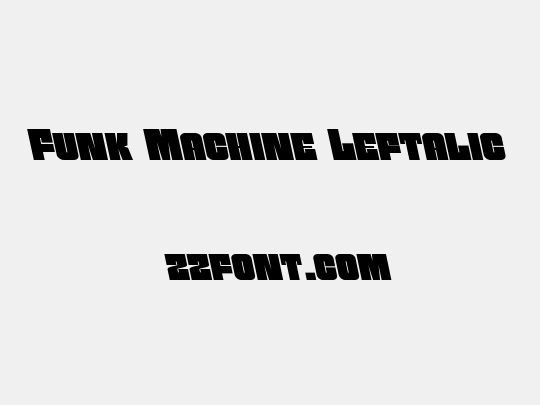 Funk Machine Leftalic