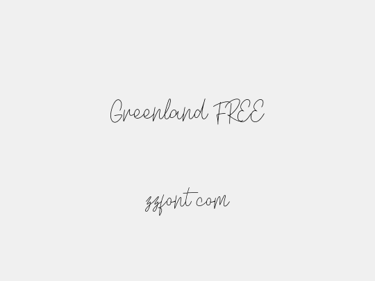 Greenland FREE