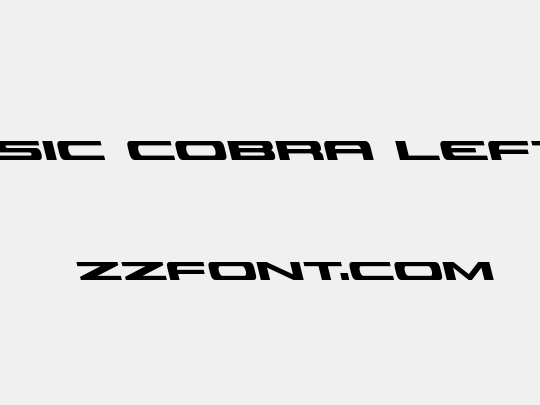 Classic Cobra Leftalic