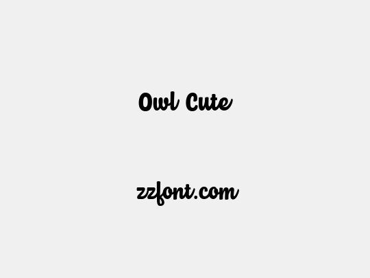 Owl Cute