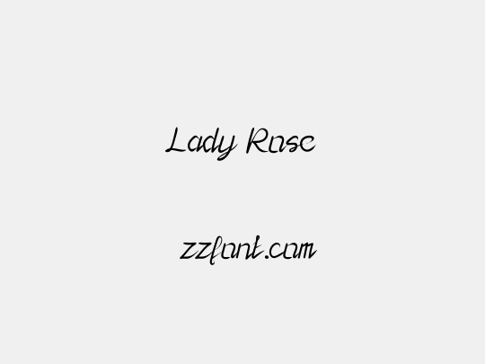 Lady Rose