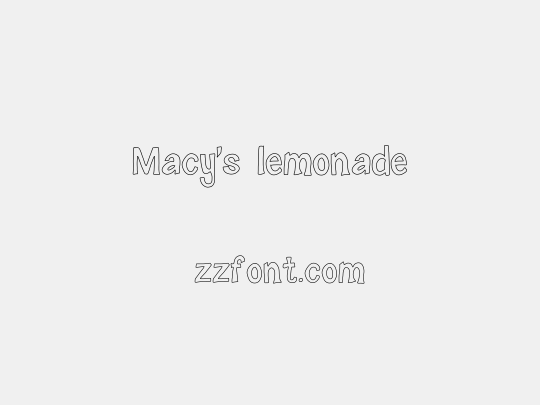Macy's lemonade