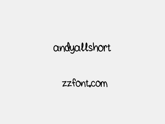 andyallshort