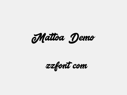 Mattoa Demo