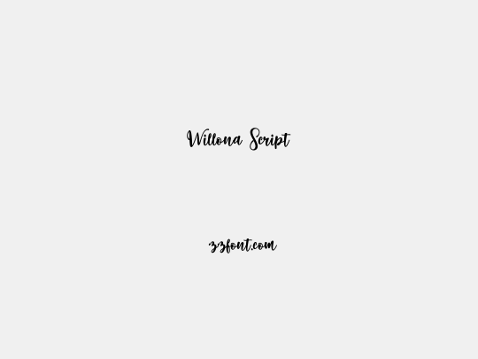 Willona Script