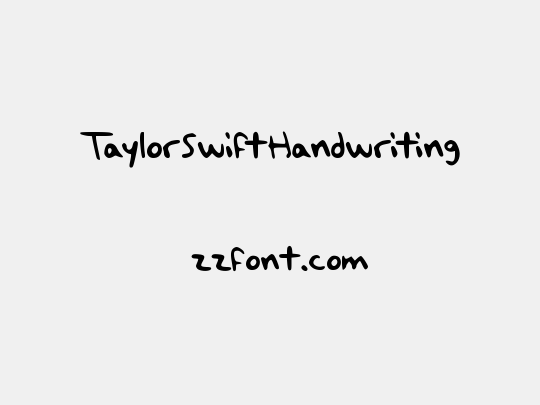 TaylorSwiftHandwriting