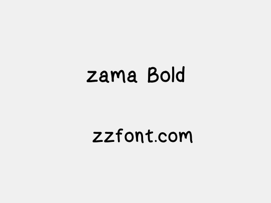 zama Bold