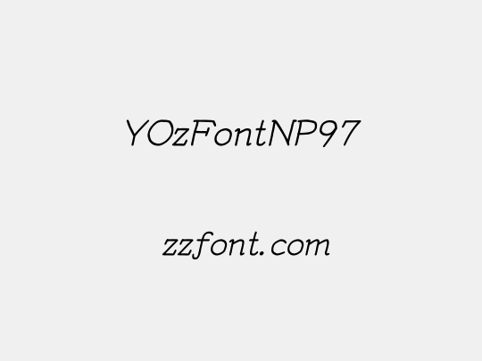 YOzFontNP97