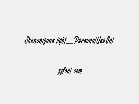 Shenanigans light_PersonalUseOnly