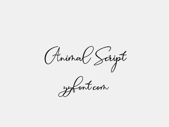Animal Script