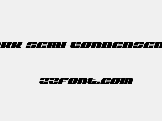 Joy Shark Semi-Condensed Italic