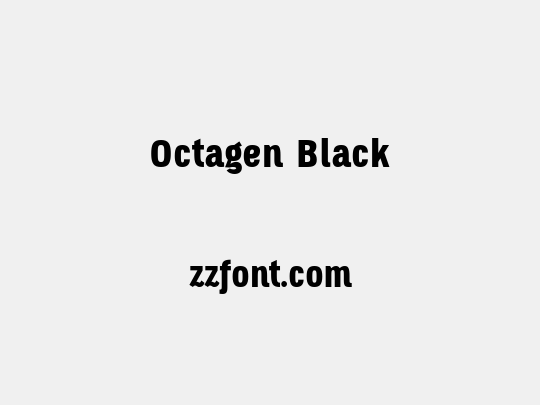 Octagen Black