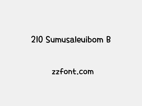 210 Sumusaleuibom B